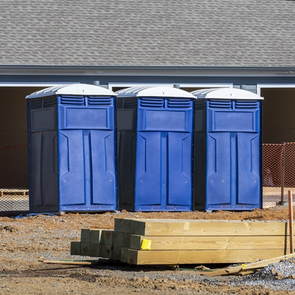 what is the expected delivery and pickup timeframe for the porta potties in Allenspark CO